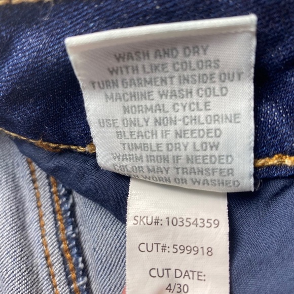 Torrid Relaxed Boot Denim Jeans 16 Blue baby flare - Picture 9 of 10